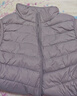 鸭鸭冬季新款羽绒服女休闲羽绒马夹时尚坎肩立领马甲背心KXM 浅紫色 M 实拍图