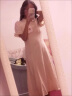 闾婧订婚衣服女平常可穿白中式伴娘服订婚礼服连衣裙日常可穿 杏色 M 晒单实拍图