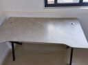 奥伦福特  电脑桌台式家用电竞游戏桌办公书桌简约书房写字桌子 欧式岩板灰-单桌100*60 升级款电竞桌 晒单实拍图