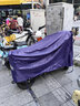 久创电动车防雨罩车衣车罩防晒防雨罩电瓶车遮阳罩挡雨加厚牛津布防尘 紫色小号-无镜款【适合总长1.7m以内-无镜款】 加厚牛津布 实拍图