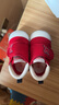 卡特兔宝宝学步鞋婴儿棉鞋秋冬童鞋加绒软底机能鞋男女宝室内二棉鞋子 红色-网眼 19 内长12.0cm 脚长11.0-11.5 实拍图