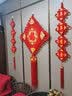 中国结挂件客厅大号福字双面对联电视墙装饰乔迁春节结婚喜庆装饰品电视背景墙入户门喜庆壁挂开业礼品 特大号家福挂穗（三件套） 实拍图