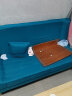 骁诺沙发客厅折叠沙发床两用小户型简易出租房布艺沙发卧室懒人沙发 湖蓝色【加宽加厚海绵】 1.5米双人位+俩抱枕 实拍图