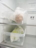 旺家星冰箱收纳盒塑料保鲜盒家用分格长方形食品冷冻盒鸡蛋盒厨房储物盒 31*17.5*11.5 实拍图