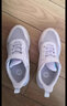 361°儿童运动鞋四季小童轻便男童鞋网面透气女童魔术贴软底跑步鞋 【大网】361度白/银色 29 实拍图