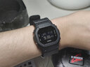 卡西欧（CASIO）G-SHOCK系列经典小方块街头时尚运动防水防震方形手表男送礼推荐 经典黑帆布表带DW-5600BBN-1 实拍图