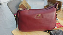 袋鼠卡拉2025品牌新款大容量百搭单肩斜挎包中老年包包女包软皮牛皮妈妈包 红色（礼品袋+手包卡包） 实拍图