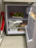夏新（Amoi）小冰箱迷你小型家用租房用 冷藏冷冻电冰箱 节能低噪 一级能效/43L银【1-2人使用】 晒单实拍图