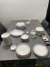 国玥骨瓷餐具碗碟套装轻奢碗盘套装景德镇陶瓷家用碗具金边碗筷礼盒 渐变灰62头高足锅  支持洗碗机 实拍图