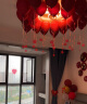 青苇 网红婚房布置新房装饰 结婚用品浪漫婚礼婚庆喜字气球套装酒红色 实拍图