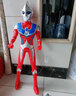 顶真一米超大号超人奥特曼玩具迪迦赛罗银河变身器套装男孩玩具生日礼 98厘米迪迦升级故事版 充电+礼包 实拍图
