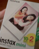 富士instax拍立得相纸mini白边用于mini7+/11/40/90/evo/mini12/等 20张白边相纸 实拍图