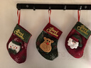 多美忆圣诞袜圣诞节装饰品圣诞树挂饰平安夜礼物糖果袋袜圣诞美式3只装 实拍图