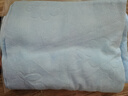 恒源祥 毛巾被100%纯棉提花夏凉被A类全棉毛毯可水洗全棉毯子透气空调被 2087-蓝色【全棉A类+抗菌】 150cm*200cm 实拍图