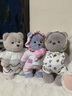 莉娜熊（TeddyTales）小熊玩偶毛绒玩具熊泰迪手作熊安抚娃娃送礼送人新年礼物女生 拿铁色 中号站姿约30cm 实拍图