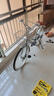 永久自行车成年人城市通勤自行车铝合金变速学生男女士轻便上班骑单车 云青蓝-7速 26寸【适合155-175cm】 实拍图