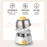 美的（Midea）【政府补贴】煮蛋器 蒸蛋器 单层7颗蛋 家用自动断电迷你鸡蛋羹神器防干烧不锈钢便携式MZ-ZDE1601 实拍图