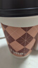得力(deli) 一次性带盖咖啡杯加厚防烫纸杯子奶茶豆浆热饮杯420ml 50只装 实拍图