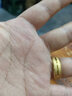 飒雅 金砂戒指男潮流食指单身欧美镀K金男戒小众男士指环时尚饰品戒子 22号 【金色】 实拍图