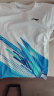 李宁T恤短裤套装男女同款速干凉爽比赛服AATT021 标准白-4 XL 晒单实拍图