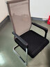 双木马 升级加粗办公椅弓形电脑椅子网布透气麻将椅学生宿舍凳会议座椅 加固［方管］-米色-高背 实拍图