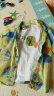 齐齐熊（ciciibear）男童套装夏装三件套宝宝衬衫短袖夏季男孩凉感背心小童衣服 衬衫三件套-海盐绿 110cm 晒单实拍图