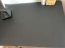 BUBM 鼠标垫大号办公室桌垫笔记本电脑垫键盘垫办公写字台桌垫游戏家用垫子防水支持大货定制 黑色大号单面 实拍图