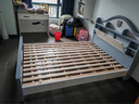喜宝格儿童床男孩女孩1.2米现代简约美式全实木1.5m青少年1.8单人储物床 儿童床【颜色请备注】 1.5米*2.0米框架结构 实拍图