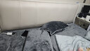 床头软包靠背实木床头板2023新款落地网红简约现代科技布床靠单买 B12米白色科技布 2米长度床头 实拍图