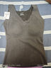 FitonTon保暖背心女带胸垫一体V领加绒秋冬蕾丝内搭无痕打底内衣 实拍图
