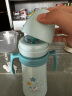 可可萌 吸管保温奶瓶冬季保温陶瓷内胆水杯1岁以上科学断奶神器学饮杯 布鲁蓝 280ml 实拍图