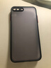 今舞 适用苹果7/8/se2/se3手机壳硅胶软边iphone8plus保护套全包超薄磨砂男女款外壳 苹果7P/8P-5.5寸通用-黑色 实拍图