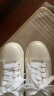 IQGD 2双装帆布鞋带休闲运动鞋篮球扁平鞋绳经典 白色 110cm 实拍图