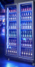 喜莱盛（XLS）展示柜冷藏网红酒水啤酒柜风冷无霜饮料柜冷藏柜酒吧KTV便利店冰箱商用超市水果保鲜柜 双门全屏款丨1100*600*2010黑色 晒单实拍图