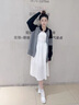 啄木鸟真皮内增高女鞋厚底松糕小个子百搭秋季休闲小码小白鞋板鞋旅游鞋 棕色跟高八厘米 36 实拍图