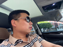 帕杰斯高清偏光太阳镜男女同款驾驶镜开车墨镜钓鱼防晒防紫外线变色眼镜 银框黑灰片 实拍图