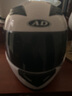 AD新国标电动车头盔男女士四季通用电瓶车安全帽男款冬季保暖围巾全盔女款防雾轻便3C认证摩托车头盔 新国标B【白色】黑茶 实拍图