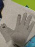 欧凡迪 羊毛手套女触屏秋冬加绒保暖复古优雅防风骑车开车骑行厚手套冬 百搭卡其 双纽扣加绒手套 均码 实拍图