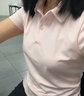 迪卡侬（DECATHLON）Polo衫男女运动T恤夏翻领男短袖宽松半袖公司工服速干T恤 女款-粉色 M 实拍图