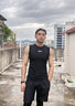 李宁运动背心套装男士夏季短裤跑步速干衣T恤健身晨练武术无袖训练服 实拍图
