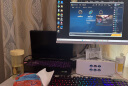 前行者（EWEADN） GX330机械手感键盘鼠标套装朋克有线游戏电脑笔记本办公无线蓝牙键鼠三件套 黑色彩虹光【朋克版】升级加厚 晒单实拍图
