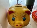 TaTanice 存钱罐 19CM长金猪储蓄罐陶瓷猪零钱罐招财猪摆件生日礼物  实拍图