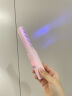 初先无线充电式直发梳便携防烫拉直两用负离子短发打理不伤发电梳子迷你造型神器卷发棒直发夹板直板夹 升级蓝光护发【护发梳齿 陶瓷涂层 无线便携】少女粉 实拍图