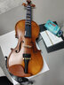 克莉丝蒂娜（Christina）小提琴专业考级演奏儿童初学者手工成人学生小提琴送琴盒琴弦肩托 V04新款哑光 1/2身高130cm以上 实拍图