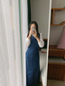 飞旺藤达穿衣镜全身落地镜子可旋转试衣镜多功能可挂衣镜子可移动置物镜子 旋转款【白】方形 实拍图