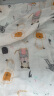 喜亲宝婴儿包巾襁褓巾防惊跳单层纱布盖毯凉毯115*130cm厘米动物乐园 晒单实拍图