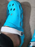 回力 Warrior 凉拖休闲情侣款拖鞋透气户外百搭包头沙滩鞋透气轻便洞洞鞋 049 宝蓝 38 实拍图
