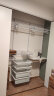 骊住（LIXIL）日本品质木门 推拉壁橱折叠门收纳衣帽间门CR-LAA 4折-漆白色-门扇门框略有差异 套 实拍图