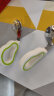 COOKSS儿童勺子宝宝学吃饭316不锈钢叉勺弯头婴儿硅胶短柄训练辅食勺绿 晒单实拍图