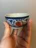 容山堂古脂青花釉里红茶杯陶瓷仿古主人杯鸡缸杯品茗杯个人单杯高档茶具 复古青花釉里红缠枝莲-碗杯 实拍图